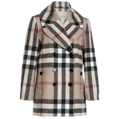 burberry wool coats sale|burberry plaid wool coat women.